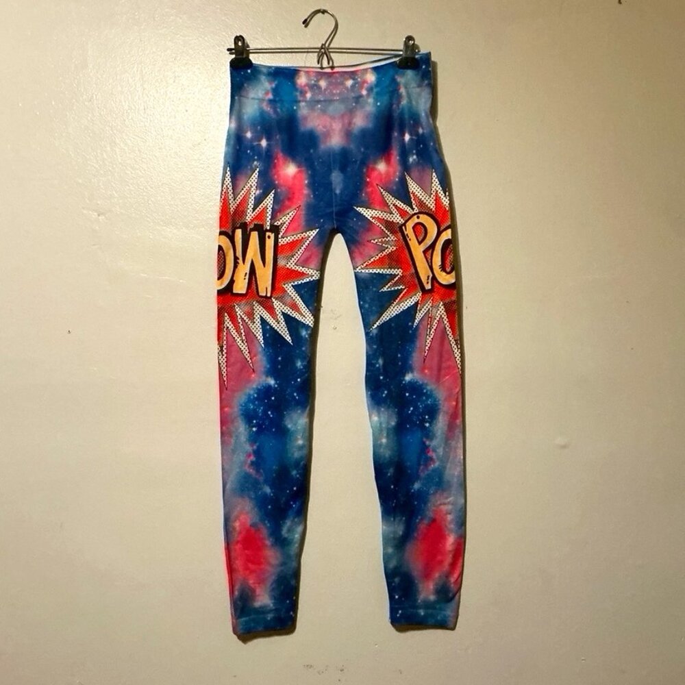 Just One "POW" Spandex Leggings